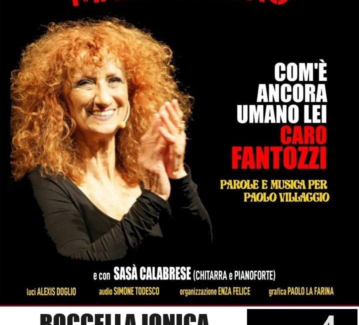 Com’è ancora umano lei, Caro Fantozzi in scena a Salerno Com’è ancora umano lei, Caro Fantozzi in scena a Salerno