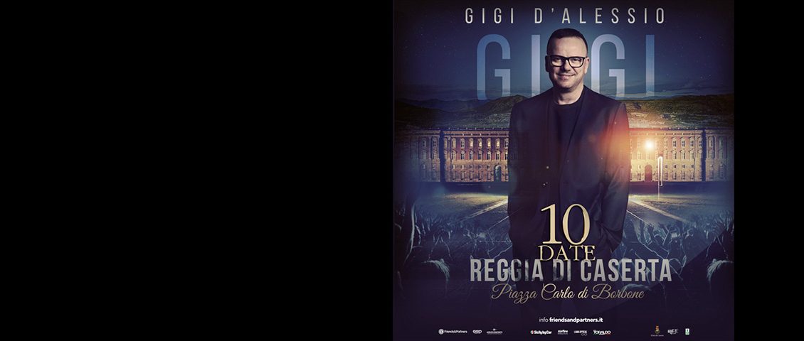 Gigi D’Alessio in concerto alla Reggia di Caserta Gigi D’Alessio in concerto alla Reggia di Caserta