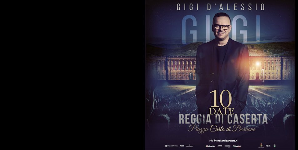 Gigi D’Alessio in concerto alla Reggia di Caserta Gigi D’Alessio in concerto alla Reggia di Caserta